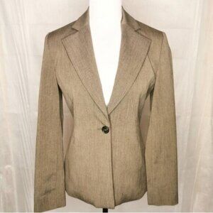 Tristan & Iseut fitted brown blazer jacket
